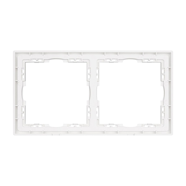 Рамка пластиковая Arlight FRM-NOBE-SFPL-2-WH 054215