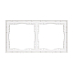 Рамка пластиковая Arlight FRM-NOBE-SFPL-2-WH 054215