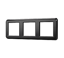 Рамка трехместная Arlight FRM-VERSA-PL-3-BK 043784