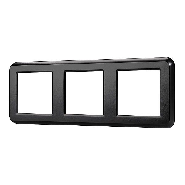 Рамка трехместная Arlight FRM-VERSA-PL-3-BK 043784