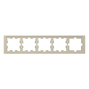 Рамка 5-постовая Schneider Electric Merten D-Life MTN4050-6533