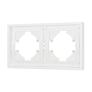 Рамка пластиковая на 2 поста Arlight FRM-TENDO-SFPL-2-WH 054649