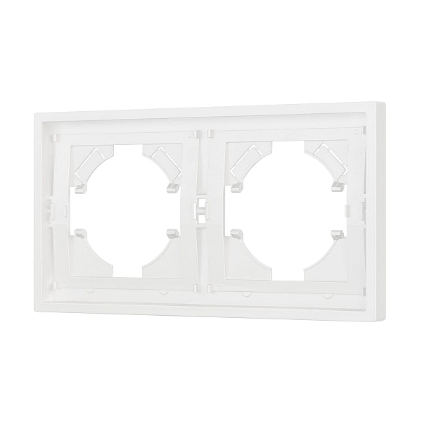 Рамка пластиковая на 2 поста Arlight FRM-TENDO-SFPL-2-WH 054649