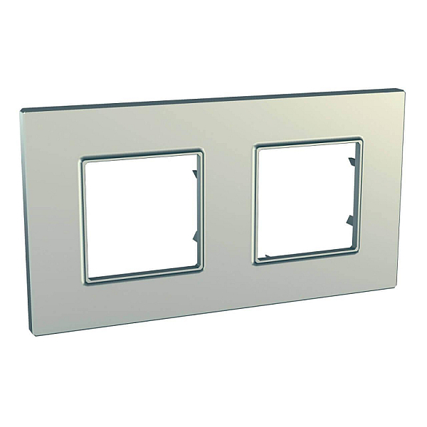 Рамка 2-постовая Schneider Electric Unica Quadro MGU6.704.57
