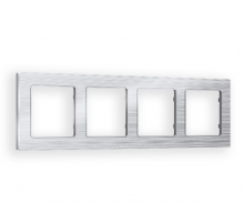 Рамка четырехместная Ambrella Volt Platos AF550104