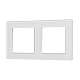 Рамка двухместная Arlight FRM-GLARE-GS-2-WH 043796