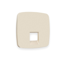 Лицевая панель для компьютерной/телефонной розетки RJ-45/RJ-11 Ambrella Volt Omega OP3320