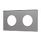 Рамка стеклянная на 2 поста Arlight FRM-GLARE-GC-2-GR 043837