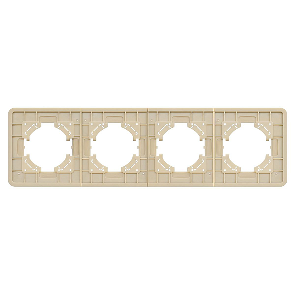 Рамка на 4 поста алюминиевая Arlight FRM-AKIRY-SFAL-4-GD 049745