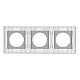 Рамка стеклянная на 3 поста Arlight FRM-GLARE-GC-3-WH 043838