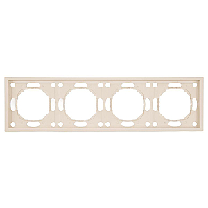 Рамка 4-местная Stekker Эмили PFR00-5004-08 кашемир soft touch 49913