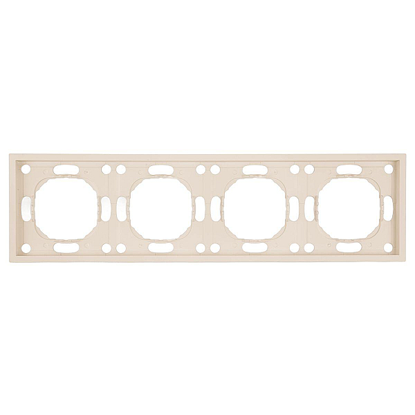 Рамка Stekker, PFR00-5004-08 4-местная Эмили, кашемир, soft touch 49913