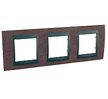 Рамка 3-постовая Schneider Electric Unica Top MGU66.006.2M4