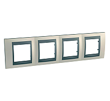 Рамка 4-постовая Schneider Electric Unica Top MGU66.008.295