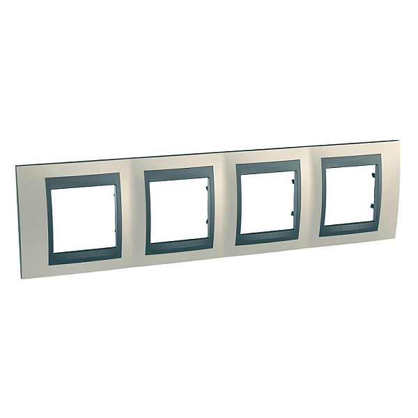 Рамка 4-постовая Schneider Electric Unica Top MGU66.008.295