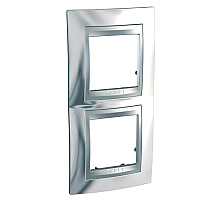Рамка 2-постовая вертикальная Schneider Electric Unica Top MGU66.004V.010