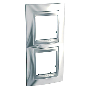 Рамка 2-постовая вертикальная Schneider Electric Unica Top MGU66.004V.010
