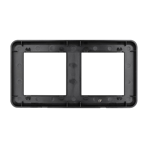 Рамка двухместная Arlight FRM-VERSA-PL-2-BK 043778