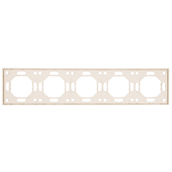 Рамка Stekker, PFR00-5005-08 5-местная Эмили, кашемир, soft touch 49914