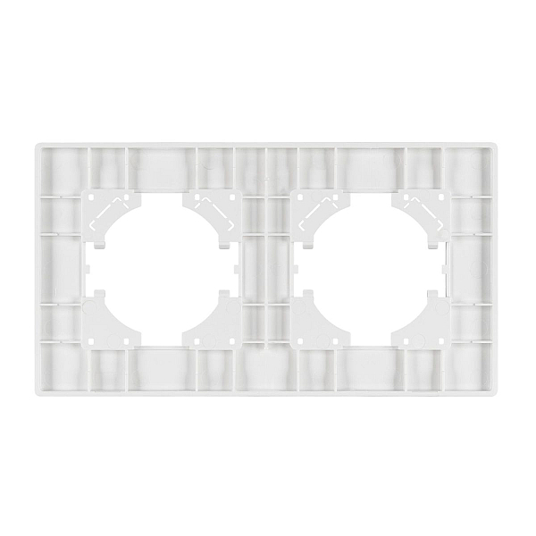 Рамка на 2 поста пластиковая Arlight FRM-PERIO-PL-2-WH 049750