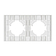 Рамка на 2 поста пластиковая Arlight FRM-PERIO-PL-2-WH 049750
