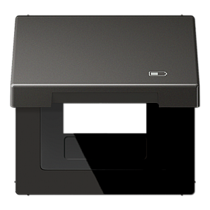 Рамка с подпружиненной крышкой для USB-механизмов Jung AL2990KLUSBAN