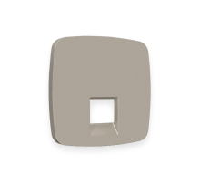 Лицевая панель для компьютерной/телефонной розетки RJ-45/RJ-11 Ambrella Volt Omega OP3720