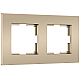 Рамка на 2 поста Werkel Slab (шампань софт) W0022911 4690389218378 a071624