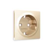 Лицевая панель для розетки с/з Ambrella Volt Alfa AP6060