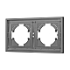 Рамка пластиковая на 2 поста Arlight FRM-TENDO-PL-2-GR 053841