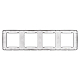 Рамка четырехместная Arlight FRM-VERSA-PL-4-BK 045188