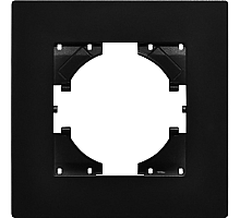 Рамка пластиковая на 1 пост Arlight FRM-PERIO-PL-1-BK 049689