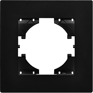 Рамка пластиковая на 1 пост Arlight FRM-PERIO-PL-1-BK 049689