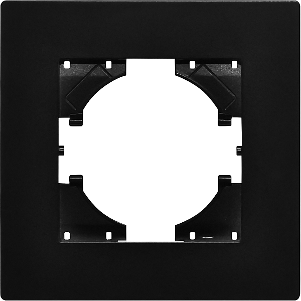 Рамка пластиковая на 1 пост Arlight FRM-PERIO-PL-1-BK 049689