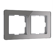 Рамка на 2 поста Werkel Acrylic графит 4690389184864 W0022704