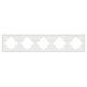 Рамка пластиковая на 5 постов Arlight FRM-TENDO-SFPL-5-WH 054660
