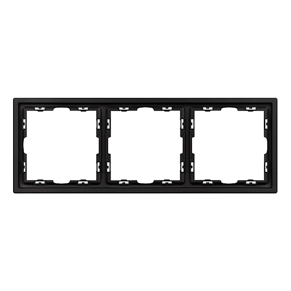 Рамка пластиковая Arlight FRM-NOBE-SFPL-3-BK 054220