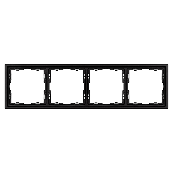 Рамка пластиковая Arlight FRM-NOBE-SFPL-4-BK 054224