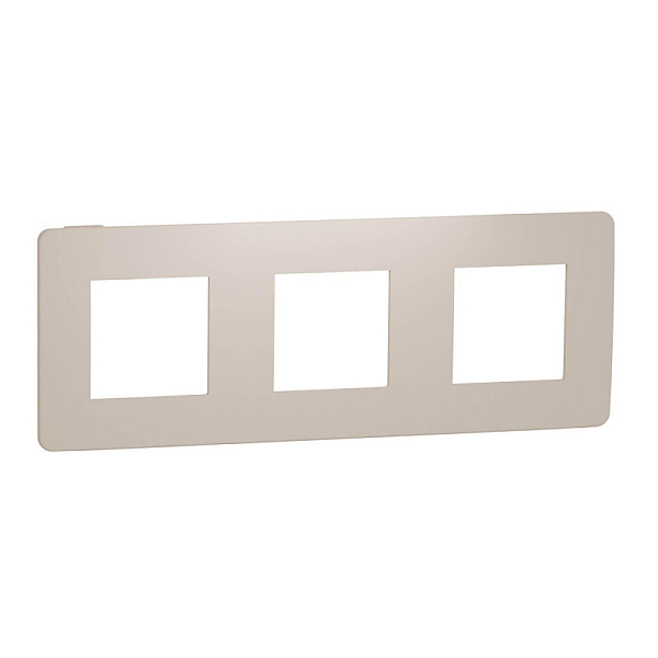 Рамка 3-постовая Schneider Electric Unica New NU280644