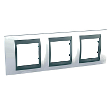 Рамка 3-постовая Schneider Electric Unica Top MGU66.006.292