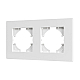 Рамка на 2 поста пластиковая Arlight FRM-PERIO-PL-2-WH 049750