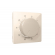 Лицевая панель Alfa (Бежевый глянец) для терморегулятора теплого пола Quant Ambrella Volt AP3057