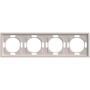 Рамка 4-местная Stekker Эмили PFR00-5004-08 кашемир soft touch 49913
