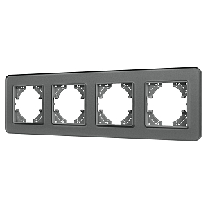 Рамка на 4 поста стеклянная Arlight FRM-OMALI-SFGS-4-GR 049718