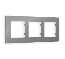 Рамка трехместная Ambrella Volt Qubi AF250503