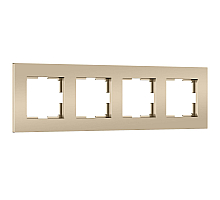 Рамка на 4 поста Werkel Slab (шампань софт) W0042911 4690389218446 a071627