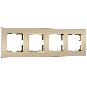 Рамка на 4 поста Werkel Slab (шампань софт) W0042911 4690389218446 a071627