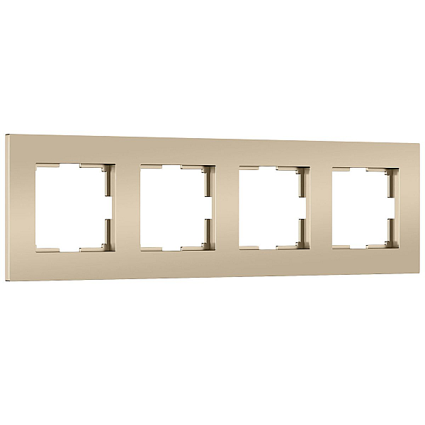 Рамка на 4 поста Werkel Slab (шампань софт) W0042911 4690389218446 a071627