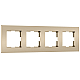 Рамка на 4 поста Werkel Slab (шампань софт) W0042911 4690389218446 a071627