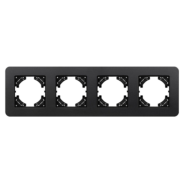 Рамка на 4 поста алюминиевая Arlight FRM-AKIRY-SFAL-4-BK 049744